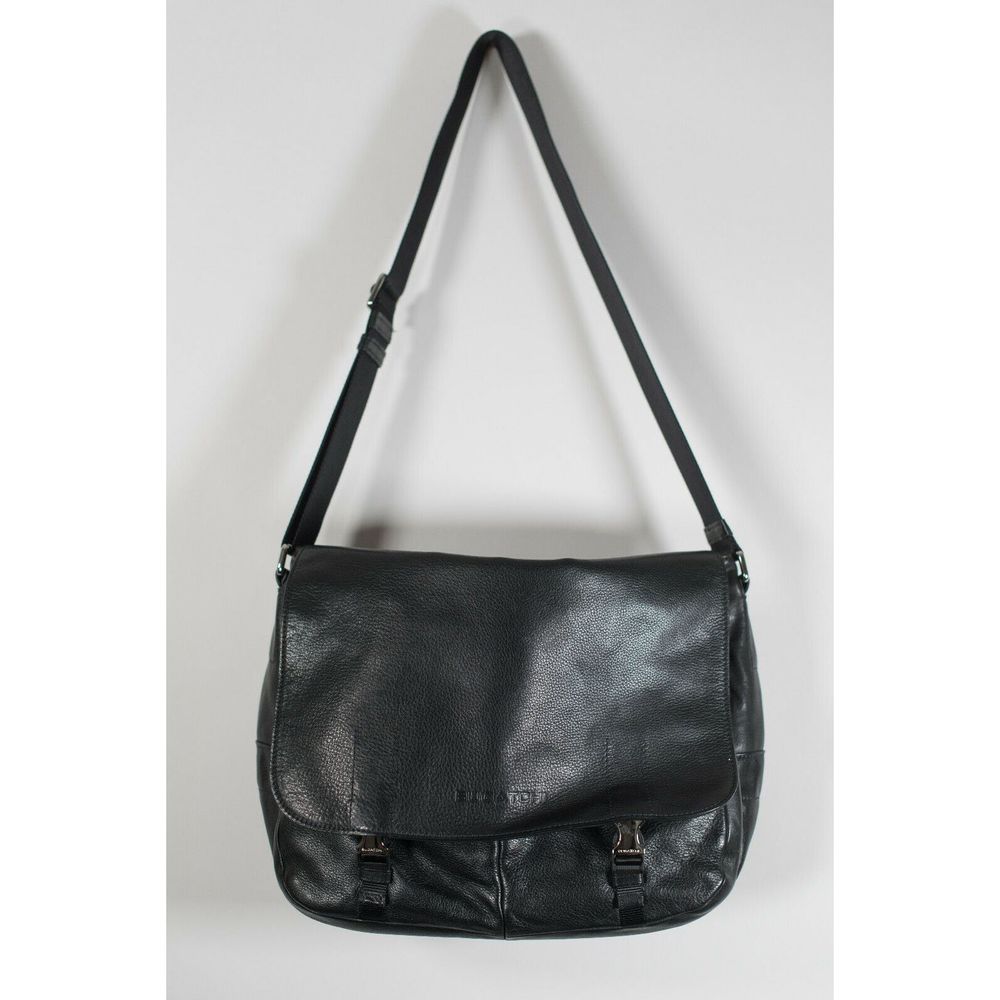 Bugatchi Large Black Messenger Laptop Bag $495